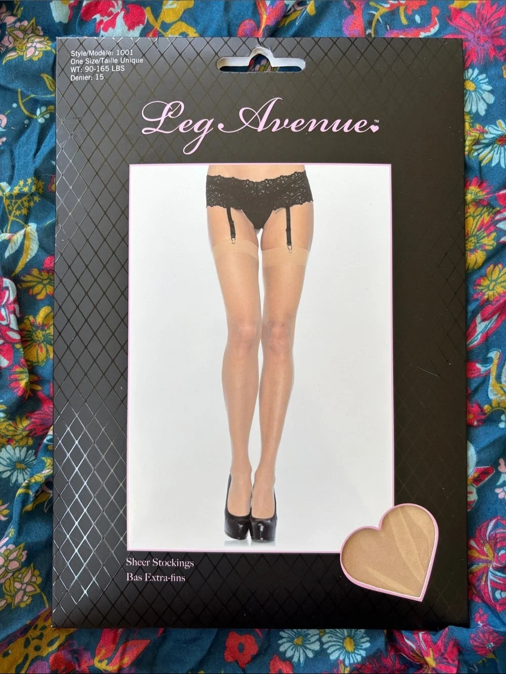 Brand New Leg Avenue Sheer Thigh-High Stockings in Nude Tan Sexy Classic Hose